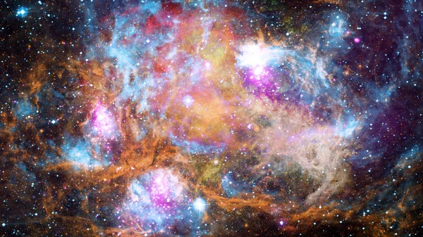 Nebulosa Och Galax Rymden Delar Denna Bild Tillhandahålls Nasa — Stockfoto