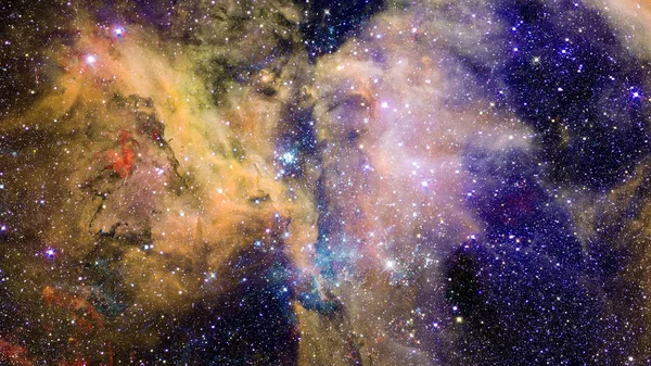 Färgglad Rymdnebulosa Delar Denna Bild Tillhandahålls Nasa — Stockfoto