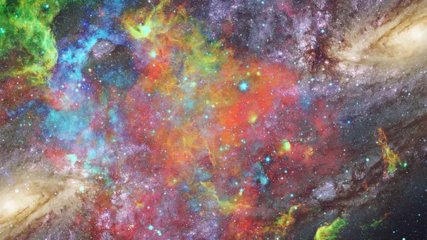 Galaxie Nébuleuse Des Étoiles Spatiales Éléments Cette Image Fournis Par — Photo