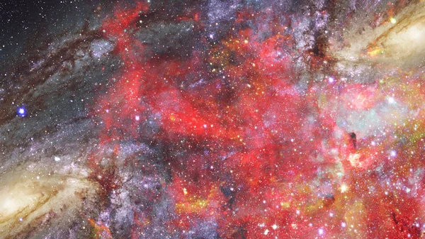 Nebulosa Galaxias Espacio Oscuro Arte Científico Elementos Esta Imagen Proporcionados —  Fotos de Stock