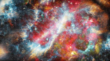 Bulutsusu ve derin uzay, gizemli evren yıldızlarda. Nasa tarafından döşenmiş bu görüntü unsurları