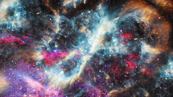 Bilimsel Arka Plan Galaxy Boşluk Bulutsu Nasa Tarafından Döşenmiş Görüntü — Stok fotoğraf