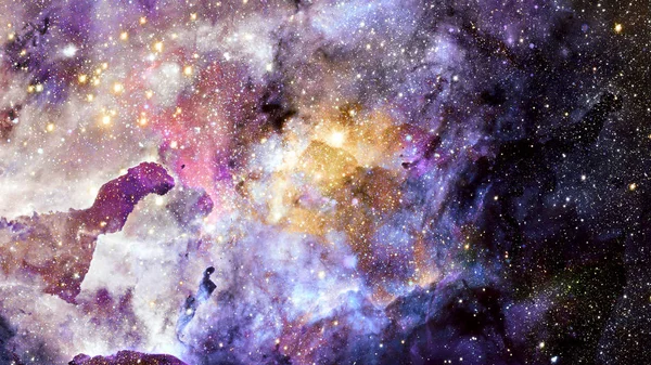Nebulosa Galáxias Espaço Escuro Céu Interestelar Elementos Desta Imagem Fornecidos — Fotografia de Stock