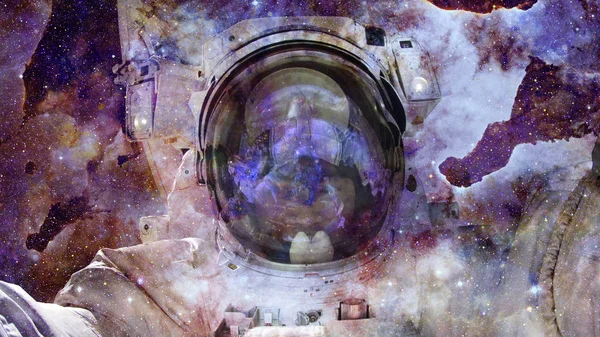 Galaxie Und Nebel Elemente Dieses Von Der Nasa Bereitgestellten Bildes — Stockfoto