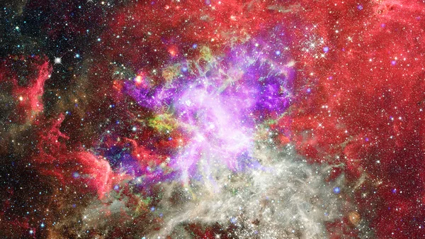 Tiefe Weltraum Hintergrund Mit Sternen Und Nebel Elemente Dieses Bildes — Stockfoto
