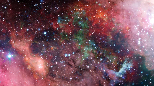 Derin Uzayda Nebulanın Görüntüsü Görüntünün Elementleri Nasa Tarafından Desteklenmektedir — Stok fotoğraf