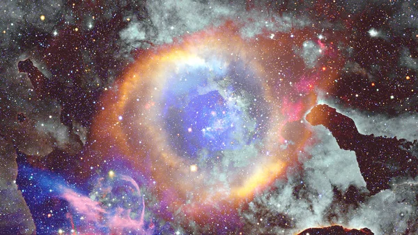 Mgławica Kosmosie Elementy Tego Obrazu Dostarczone Przez Nasa — Zdjęcie stockowe