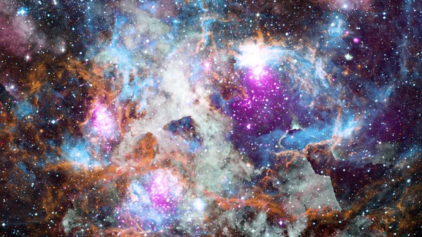 Univers Rempli Étoiles Nébuleuse Galaxie Éléments Cette Image Fournis Par — Photo