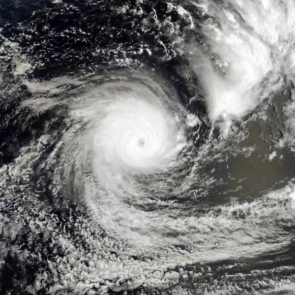 Tormenta Tropical Ciclón Gigante Elementos Esta Imagen Son Proporcionados Por — Foto de Stock
