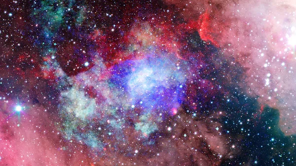 Nebula Yıldızlar Uzayda Görüntünün Elementleri Nasa Tarafından Desteklenmektedir — Stok fotoğraf