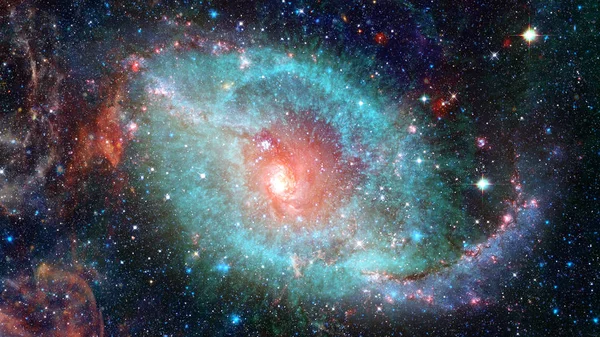 Galáxia Espiral Espaço Elementos Desta Imagem Fornecidos Pela Nasa — Fotografia de Stock