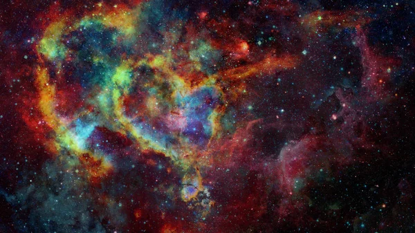 Nebula Stars Deep Space Universe Galaxy Elements Image Furnished Nasa — Stock Photo, Image