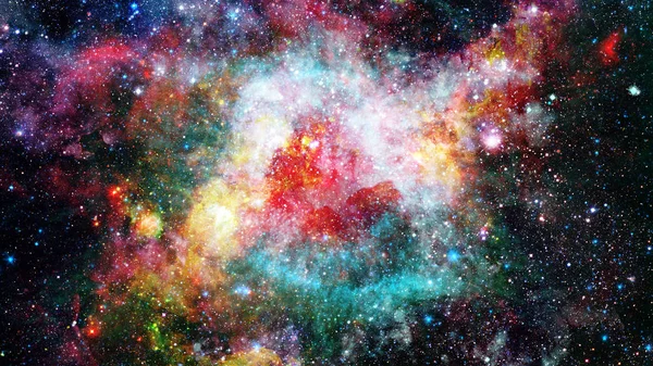 爆炸超新星明亮的星星云 遥远的星系新年烟花 抽象图像 Nasa 提供的这幅图像的元素 — 图库照片