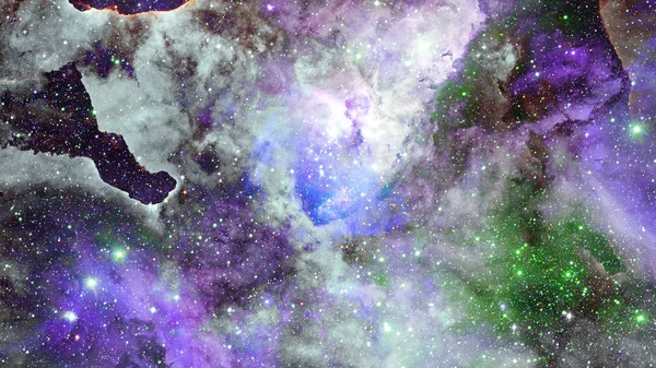 Nebula Galaksiler Uzayda Görüntünün Elementleri Nasa Tarafından Desteklenmektedir — Stok fotoğraf