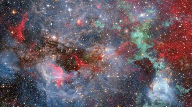 Galaxy ve bulutsu. Alan arka plan soyut. Bu görüntü döşenmiş Nasa tarafından unsurları.