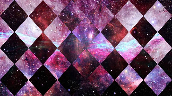 Evren Bulutsusu Galaxy Kutsal Geometri Kolaj Soyut Dış Uzaya Nasa — Stok fotoğraf