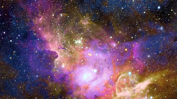 Νεφέλωμα Και Αστέρια Στο Διάστημα Στοιχεία Αυτής Της Εικόνας Που — Φωτογραφία Αρχείου
