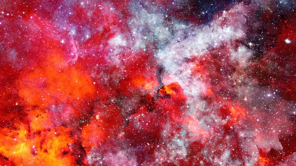 Far Being Shone Nebula Star Field Space Elements Image Furnished — Stock Photo, Image