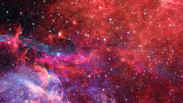 抽象的科学背景 星系和星云在空间中 这幅图像由美国国家航空航天局提供的元素 — 图库照片