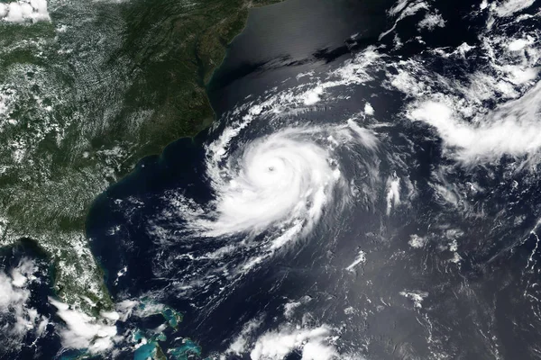 Tropical storm. Giant cyclone. Elements of this image are furnished by NASA.