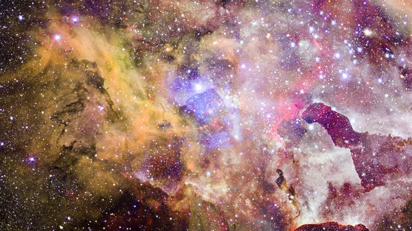 Karanlık uzayda nebula ve galaksiler. Bu görüntünün elementleri NASA tarafından desteklenmektedir. — Stok fotoğraf