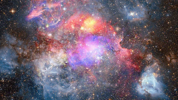 太空中的星云和星系美国航天局提供的这一图像的要素 — 图库照片