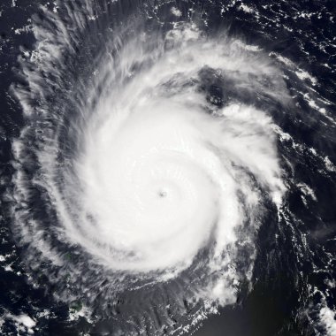 Tropical storm. Giant cyclone. Elements of this image are furnished by NASA. clipart