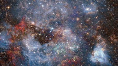 Yansıma bulutsusu site yıldız oluşumu. Nasa tarafından döşenmiş bu görüntü unsurları.