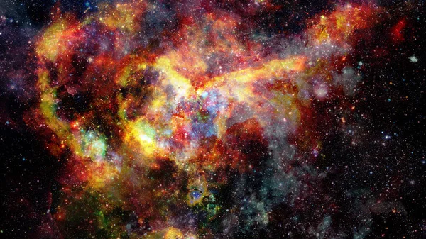 Supernova Dell Esplosione Nebulosa Stella Luminosa Galassia Lontana Fuochi Artificio — Foto Stock
