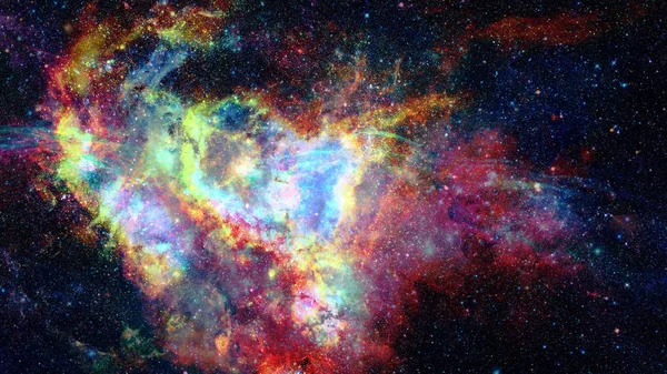 Туманность Галактики Космосе Небесное Небо Элементы Этого Изображения Предоставлены Наса — стоковое фото