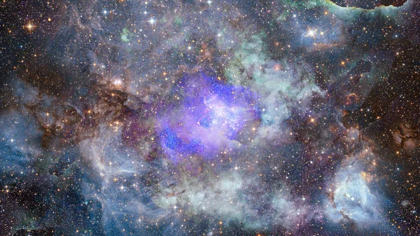 Espaço Exterior Profundo Estrelado Nebulosa Galáxia Elementos Desta Imagem Fornecidos — Fotografia de Stock