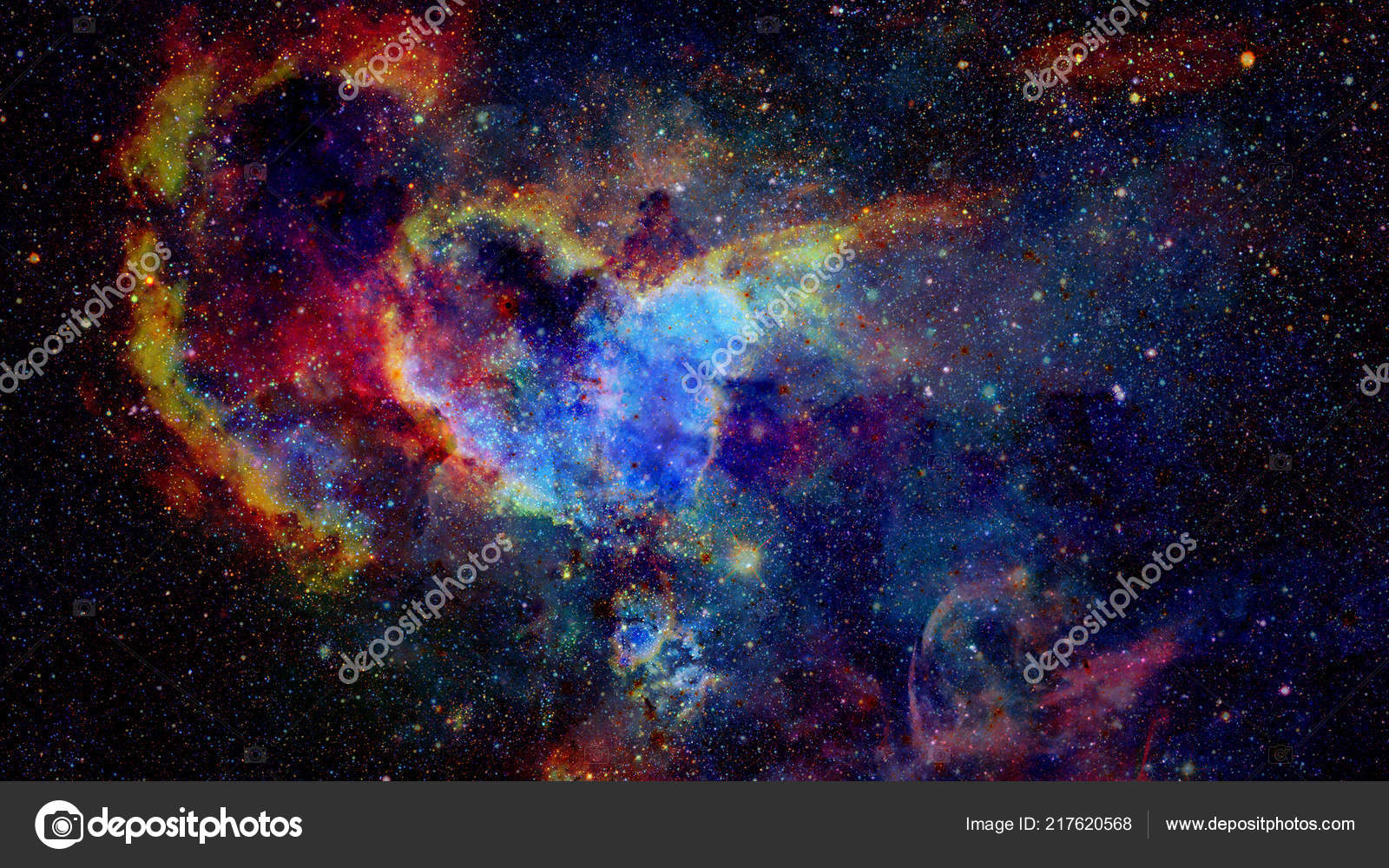 Galaxy Nebula Solar System Elements Image Furnished Nasa