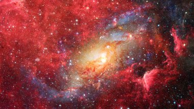 Starfield yıldız tozu ve nebula uzayı. Galaksi yaratıcı geçmişi. Bu görüntünün elementleri NASA tarafından desteklenmektedir.