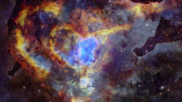 Galaxy Nebula Cosmic Art Elements Image Furnished Nasa — Stock Photo, Image