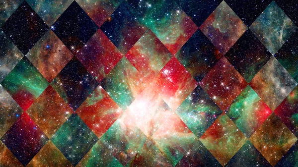 Estrellas Polvo Nebulosa Gaseosa Una Galaxia Lejana Elementos Esta Imagen — Foto de Stock