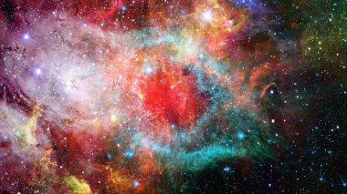 Evren yıldız, Bulutsusu ve galaxy ile dolu. Nasa tarafından döşenmiş bu görüntü unsurları.