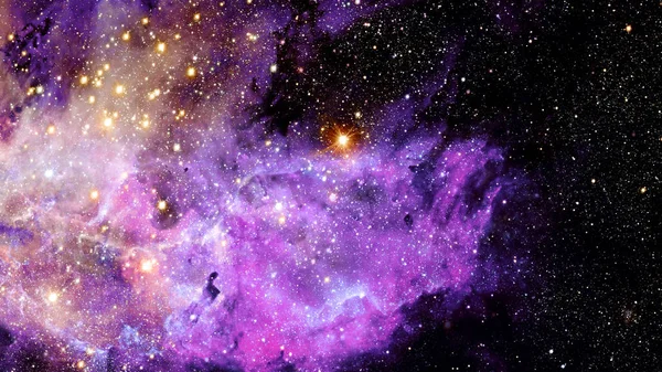 Abstract scientific background - galaxy and nebula in space. — Stock Photo, Image