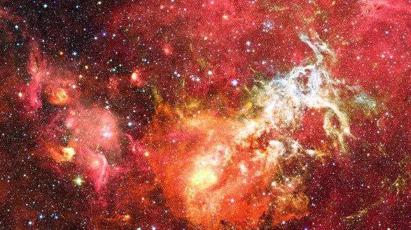 Nebulosa e estrelas no espaço profundo. Elementos desta imagem fornecidos pela NASA — Fotografia de Stock