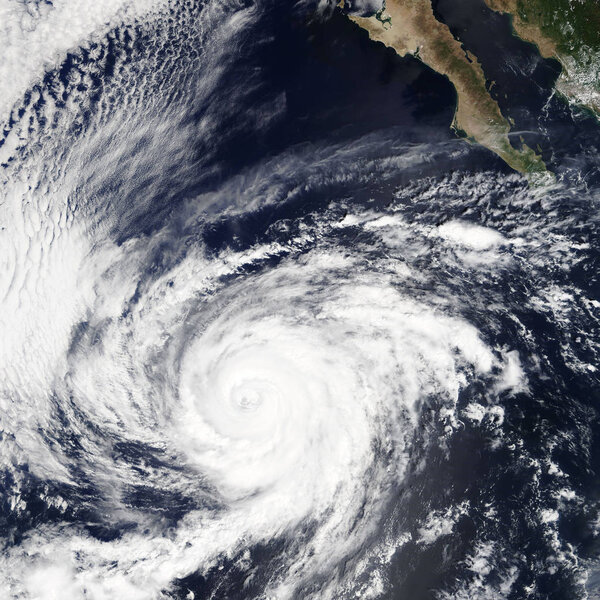 Tropical Storm Rosa. Elements of this image are furnished by NASA