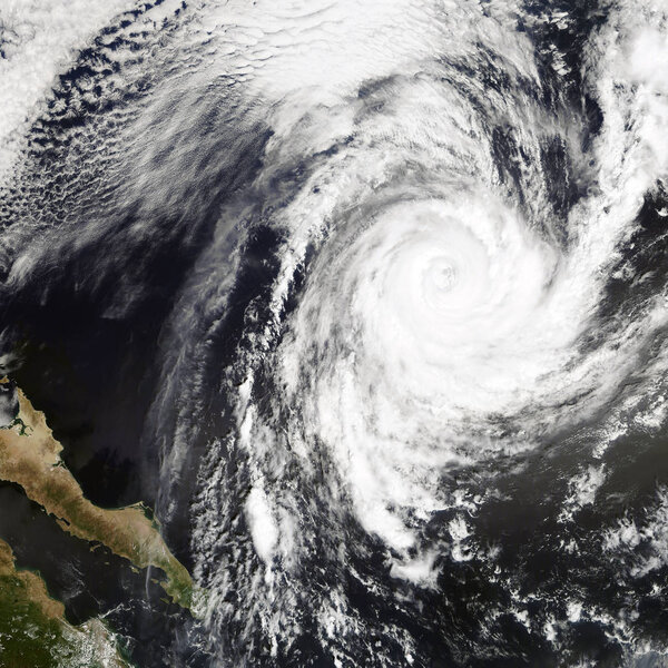 Tropical Storm Rosa. Elements of this image are furnished by NASA