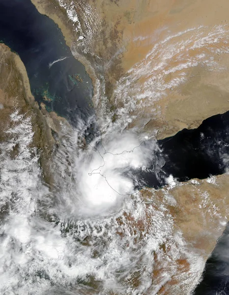 Tropical Cyclone Sagar. Elements of this image are furnished by NASA.