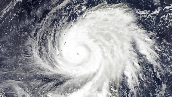 Super Typhoon Yutu in the Philippines. Elements of this image furnished by NASA — Stock Photo, Image