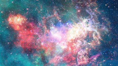 Derin uzayda nebula ve yıldızlar. Bu görüntünün elementleri NASA tarafından desteklenmektedir.