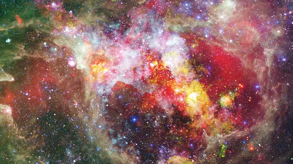 Wybuch Supernowej Jasne Gwiazdy Nebula Odległej Galaktyki Nowy Rok Fajerwerki — Zdjęcie stockowe