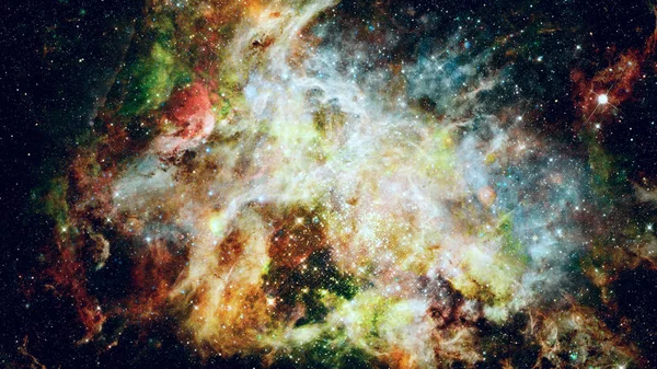 Νεφέλωμα Και Γαλαξίας Στον Χώρο Επιστήμη Τέχνη Στοιχεία Αυτής Της — Φωτογραφία Αρχείου