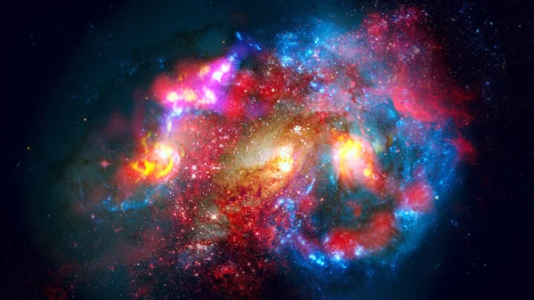 Galaxy Przestrzeni Kosmicznej Piękno Wszechświata Czarna Dziura Elementy Tego Obrazu — Zdjęcie stockowe