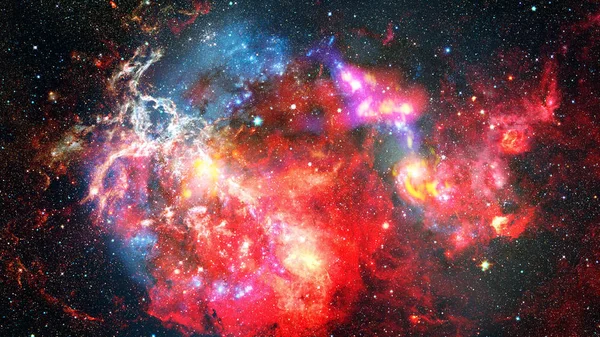 Vackra Nebula Och Galaxy Stjärna Delar Denna Bild Inredda Nasa — Stockfoto