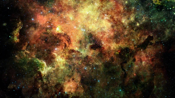 高清晰度星域背景 星空外太空背景 五颜六色的星空夜空 外部空间背景 Nasa 提供的这幅图像的元素 — 图库照片