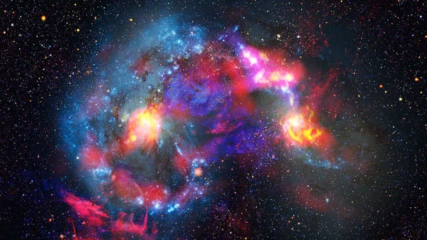 Nebula Och Galaxer Rymden Himmelska Himlen Delar Denna Bild Från — Stockfoto