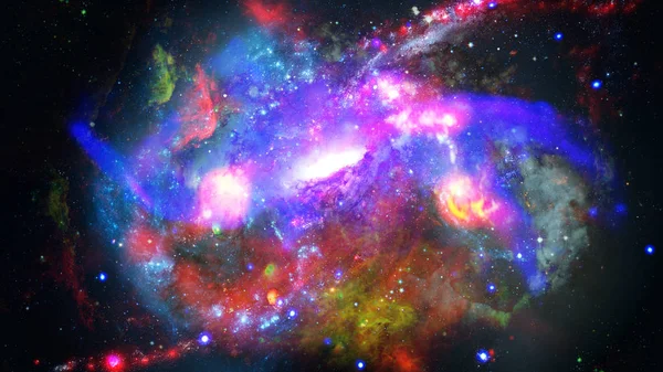 Nebulosa Espacio Fondo Galaxia Espiral Elementos Esta Imagen Proporcionados Por — Foto de Stock